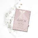 Search for diamond and pearls sweet 16 invitations For her