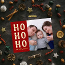Recherche de ho ho ho vœux cartes Minimaliste