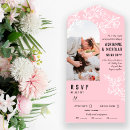 Search for pink and white wedding invitations Flowers