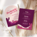 Search for disco bachelorette party invitations Purple