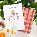 Recherche de destination bridal shower invitations Amour au premier spritz