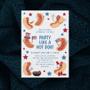 Search for memorial day invitations Red white and blue