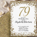 Search for 79th birthday invitations Elegant