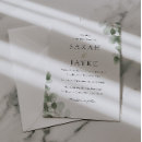 Search for green watercolor wedding invitations Greenery