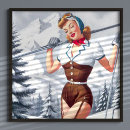 Search for vintage winter posters Ski
