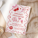 Search for girls night valentines day invitations Pink and red
