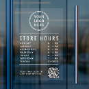 Search for store hours window decals Logo