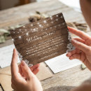 Search for informal invitations Rustic