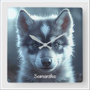 Recherche de loup de chien horloges Faune