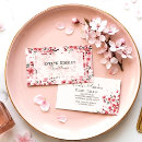 Recherche de fleurs roses cartes visite De florales