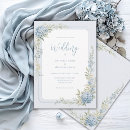Search for romantic floral invitations Blue
