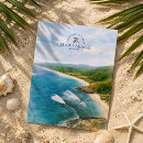 Recherche de plage du sud Aquarelle