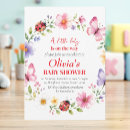 Search for ladybug baby girl shower invitations Floral