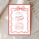 Search for ribbon wedding invitations Modern minimalistic