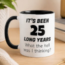 Search for 25th birthday mugs Humour