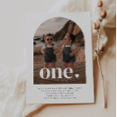 Search for twin girls birthday invitations Modern minimalist