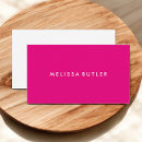 Search for hot pink business cards Beauty salon