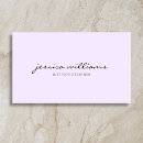Recherche de violettes cartes visite Professionnel
