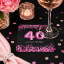 Search for 40th birthday coasters 40 years old