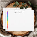 Search for kindergarten teacher note cards Rainbow