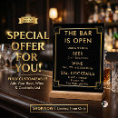 Search for art deco bar posters Black and gold