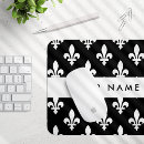 Recherche de blanc fleur tapis souris Monogramme