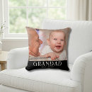 Search for grandad pillows Black white