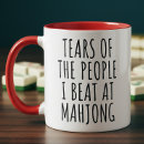 Recherche de jeu chinois tasses Tuiles