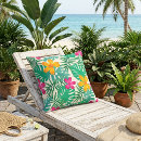 Search for tropical hibiscus pillows Coastal