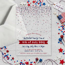 Search for summer party seasonal invitations Patriotic party celebration