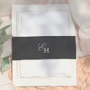 Recherche de monogramme bandeaux de faire part Classique