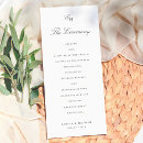 Search for boho wedding programs Order of ceremony