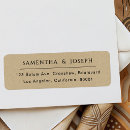 Search for kraft paper return address labels Chic