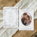 Recherche de photo argentée invitations Élégant