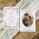 Recherche de elegant burgundy wedding invitations Floral