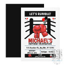 Search for boxer birthday invitations Fight