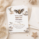Search for batty bat invitations Batty for baby