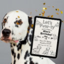 Search for dalmatian birthday invitations Watercolor