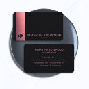 Search for leather business cards Metallic