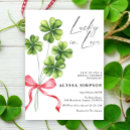 Recherche de trèfles invitations Chanceux en amour