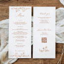 Search for floral wedding menus Chinoiserie