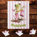 Recherche de grenouilles mignonnes puzzles Animal