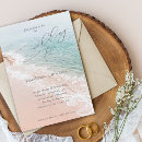 Search for seaside wedding invitations On the beach
