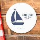 Search for beach vacation coasters Sailboat
