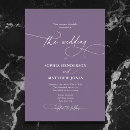 Search for lilac and silver wedding invitations Elegant