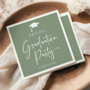 Search for sage green napkins Graduation party