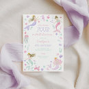Search for mermaids birthday invitations Girl