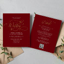 Search for deep red 4x5 invitations Budget