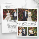 Search for reception wedding announcement cards Just married