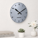 Recherche de gris argenté horloges Nom